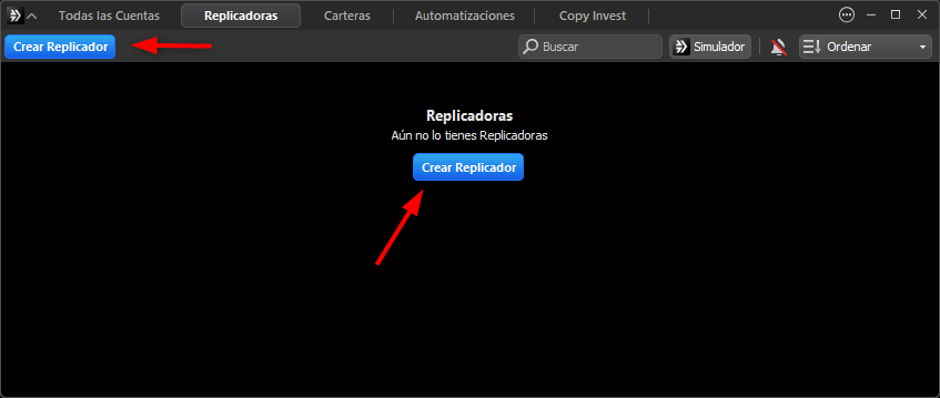 Crear replicador